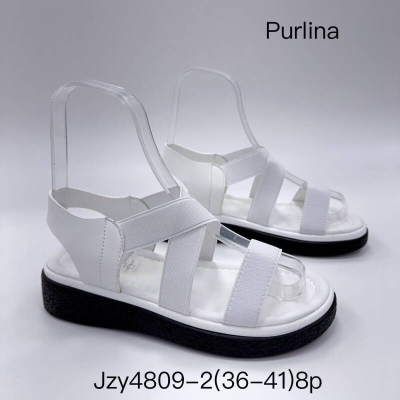 Sandały płaskie damskie Roz 36-41 / 8 par